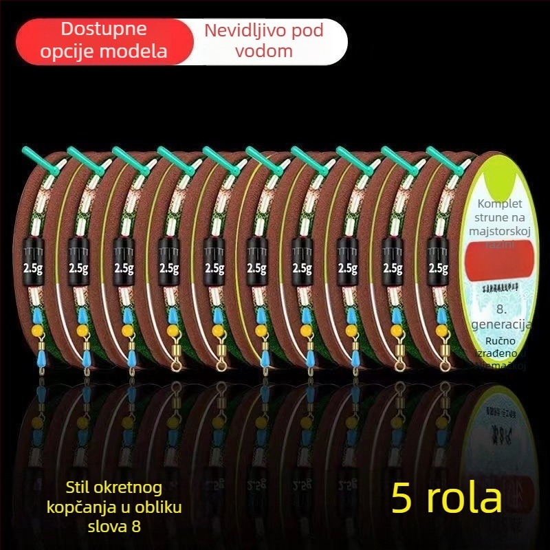 Komplet glavne ribolovne linije za divlju ribolovnu platformu s alatima