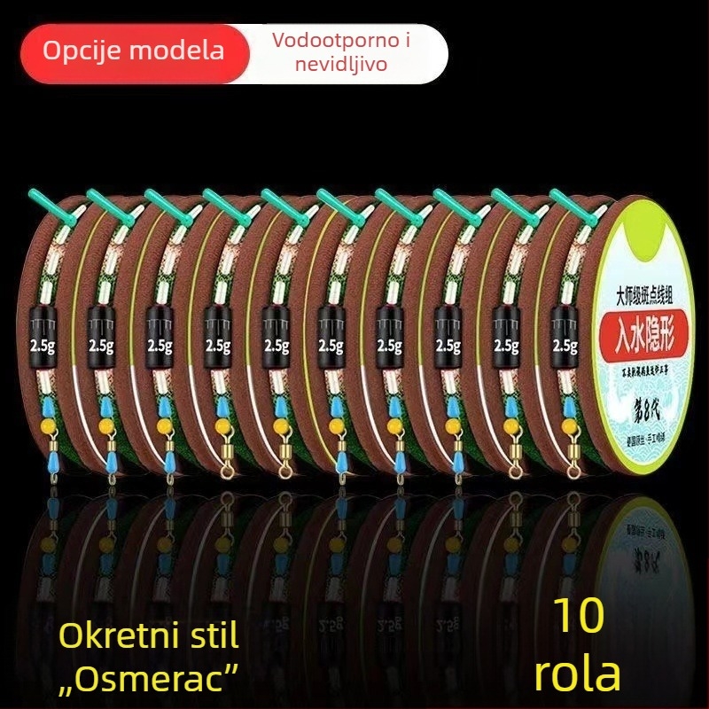 Komplet glavne ribolovne linije za divlju ribolovnu platformu s alatima