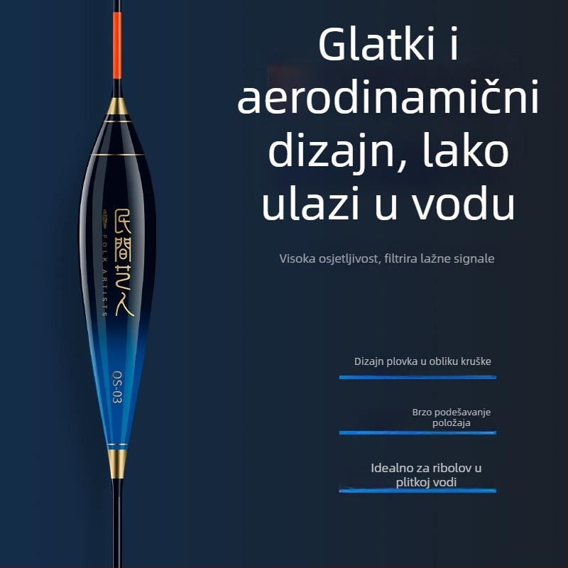 Pluta za plitku vodu, kratka i debela, s visokom osjetljivošću