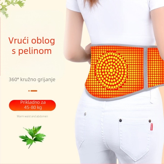 Mugwort grijane ramene jastučice za vrat i ramena, zagrijavanje za sve godišnje doba s bambusovim ugljenom
