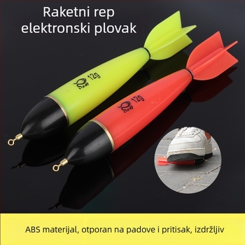 Vertikalni ribolovni plovak s osvjetljenjem i digitalnom elektroničkom za plitke vode, visoka osjetljivost, upečatljiv rep