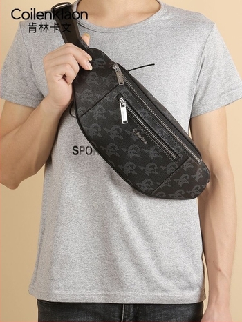 Coilenklaon Muška crossbody/pojas torba – mala, minimalističkog dizajna, japanski školski stil, PVC vodootporna