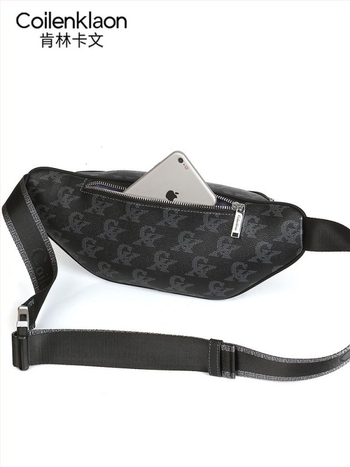 Coilenklaon Muška crossbody/pojas torba – mala, minimalističkog dizajna, japanski školski stil, PVC vodootporna