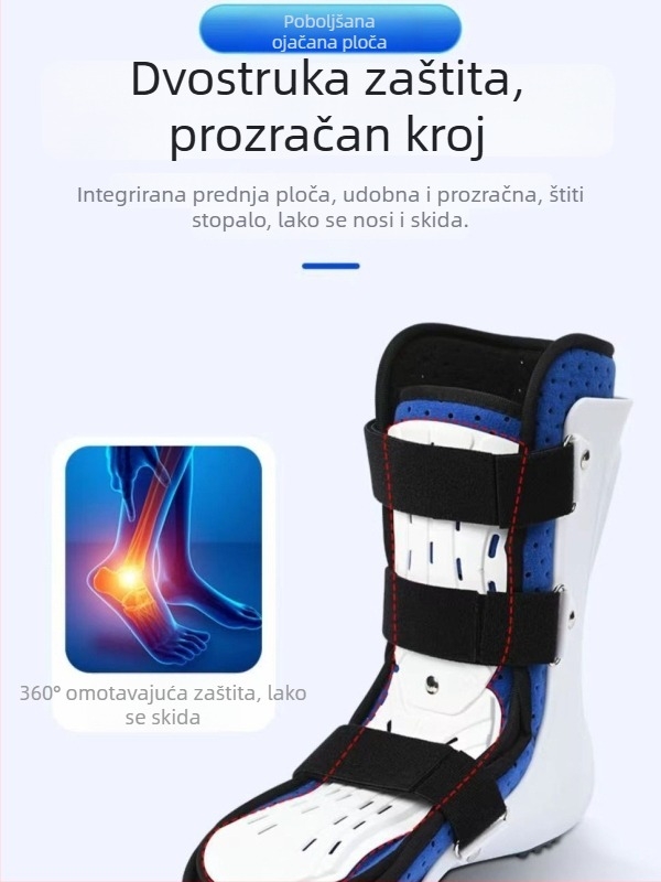 Orteza gležnja s prozračnom podrškom, stabilizator gležnja