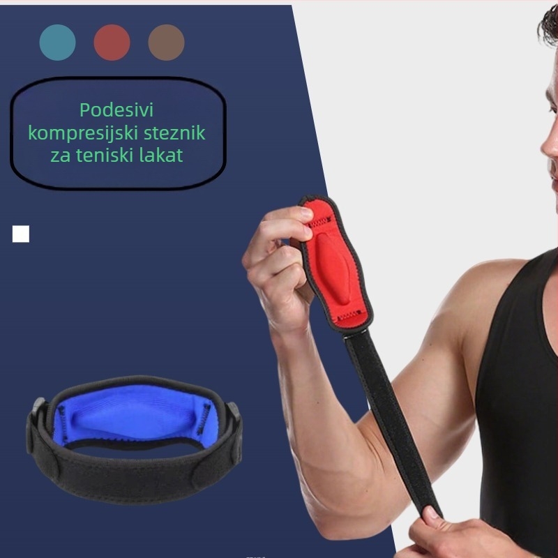 Unisex kompresijski zaštitnik lakta za sportove: tenis, badminton, košarka i fitness