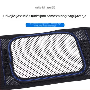 Unisex pojas za struk za sport i fitness, prozračna podrška lumbalne regije, pogodna za duže sjedenje