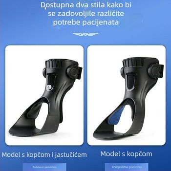 Fiksirajući gležanj ortozu za foot drop, trener korekcije invertacije gležnja i stopala, podrška rehabilitaciji plantarne fascije