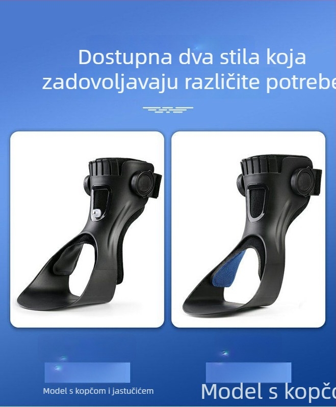 Fiksirajući gležanj ortozu za foot drop, trener korekcije invertacije gležnja i stopala, podrška rehabilitaciji plantarne fascije