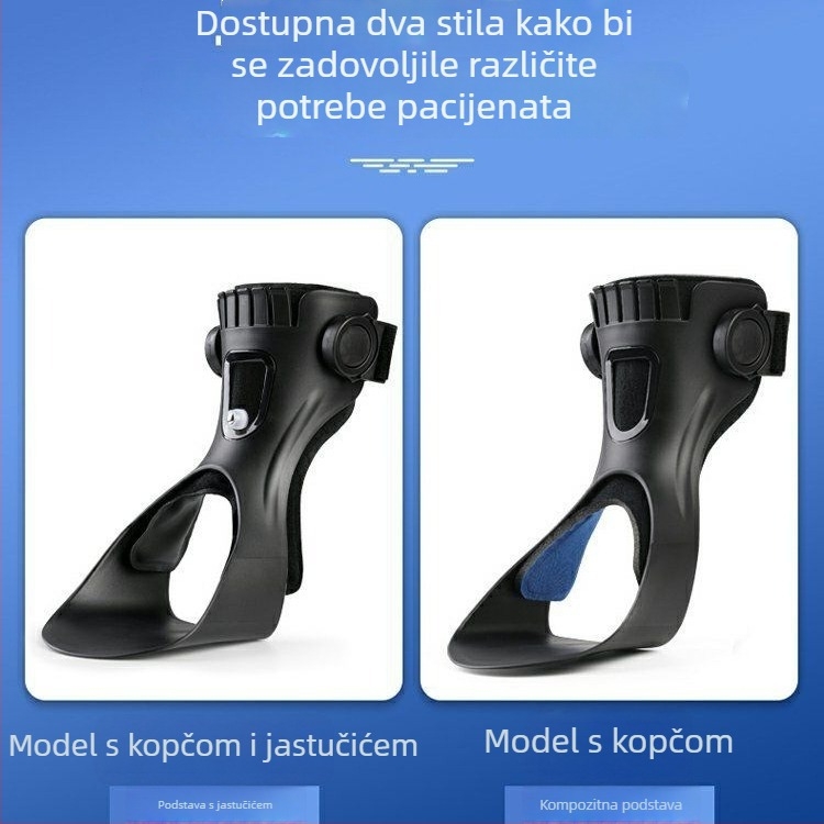 Fiksirajući gležanj ortozu za foot drop, trener korekcije invertacije gležnja i stopala, podrška rehabilitaciji plantarne fascije