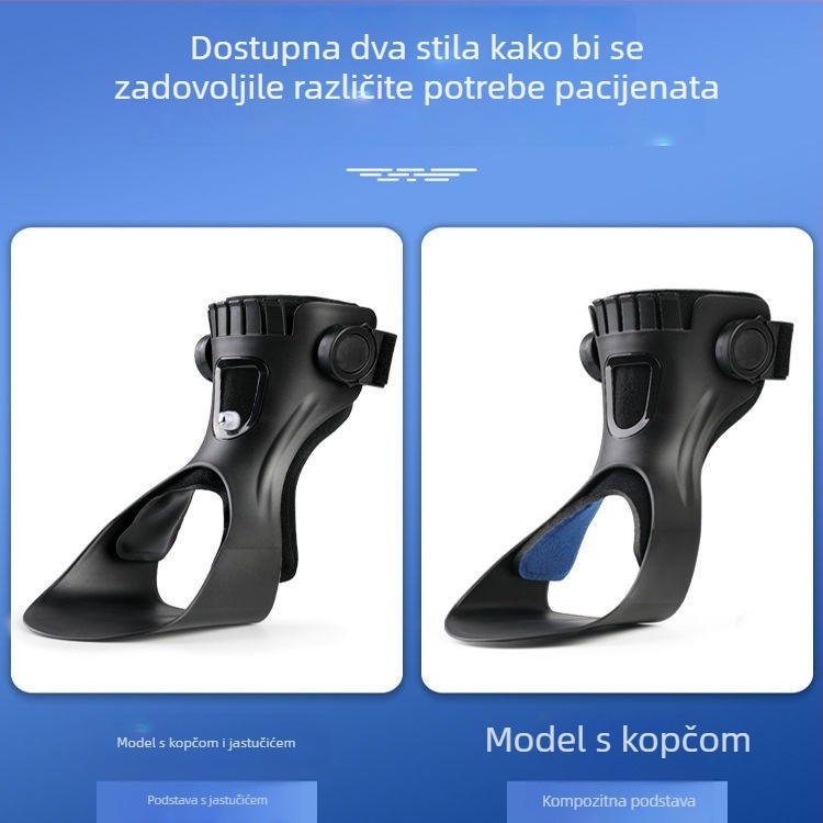 Fiksirajući gležanj ortozu za foot drop, trener korekcije invertacije gležnja i stopala, podrška rehabilitaciji plantarne fascije