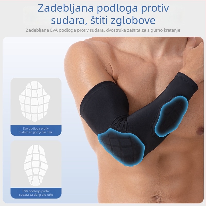 Prozračna, debela zaštita lakta za košarku i outdoor sportove