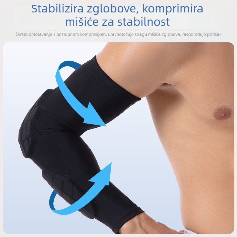 Prozračna, debela zaštita lakta za košarku i outdoor sportove