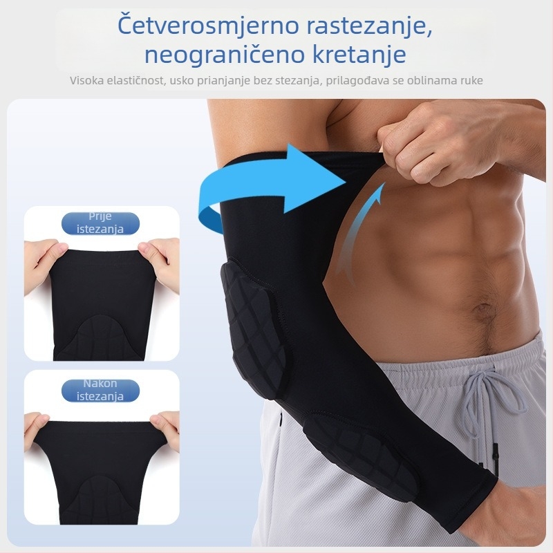 Prozračna, debela zaštita lakta za košarku i outdoor sportove