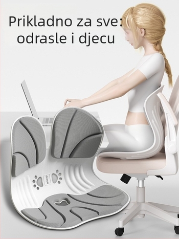 Ergonomska podrška za struk za uredski stolac – korekcija držanja i lumbalna potpora tijekom duljeg sjedenja