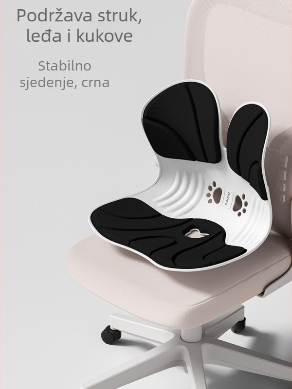 Ergonomska podrška za struk za uredski stolac – korekcija držanja i lumbalna potpora tijekom duljeg sjedenja