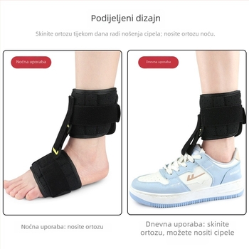 Dječja gležnja ortoza za rehabilitaciju spuštenog stopala i stabilizaciju gležnja; nošenje danju i noću.