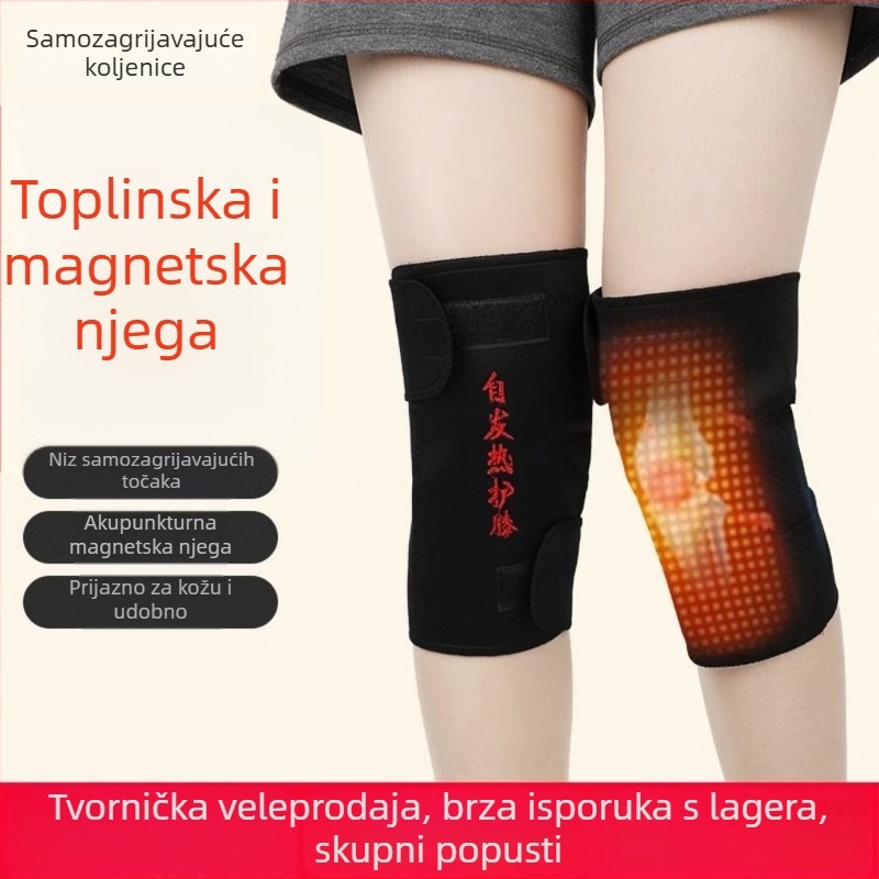 Samonagrađujuće navlake za koljeno s magnetskom terapijom za zagrijavanje zgloba koljena, jesen i zima, sportska zaštita koljena