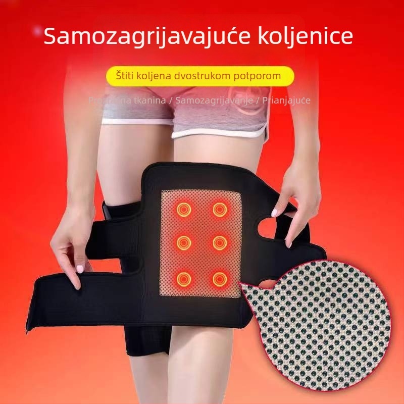 Samonagrađujuće navlake za koljeno s magnetskom terapijom za zagrijavanje zgloba koljena, jesen i zima, sportska zaštita koljena