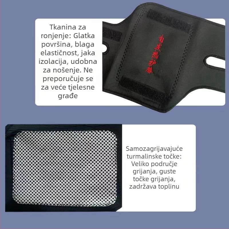 Samonagrađujuće navlake za koljeno s magnetskom terapijom za zagrijavanje zgloba koljena, jesen i zima, sportska zaštita koljena
