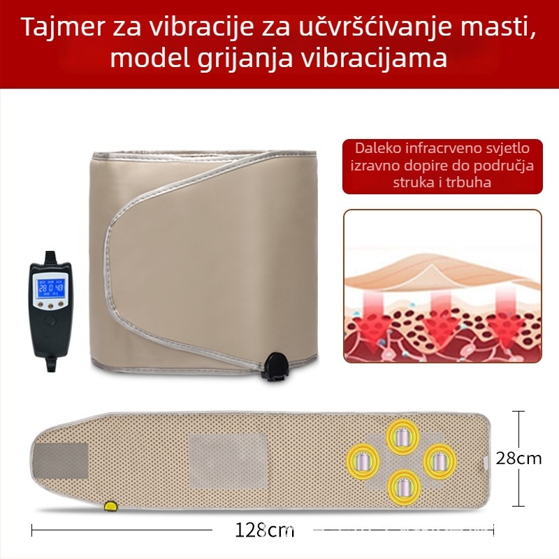 360° vibrirajući pojas s infracrvenim grijanjem, podesiva temperatura