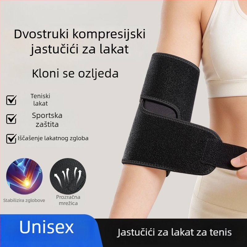 Prozračne zaštitne rukave za podlakticu s zaštitom lakta i šarenim koljenim štitnicima