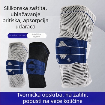 Sportske koljen štitnici od najlona, pleteni, četiri elastične trake, protuklizni i topli, za outdoor vožnju bicikla i planinarenje