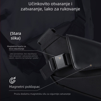 2026 nova funkcionalna muška crossbody torba za vanjska putovanja – mini lagana, za vožnju biciklom i svakodnevnu upotrebu