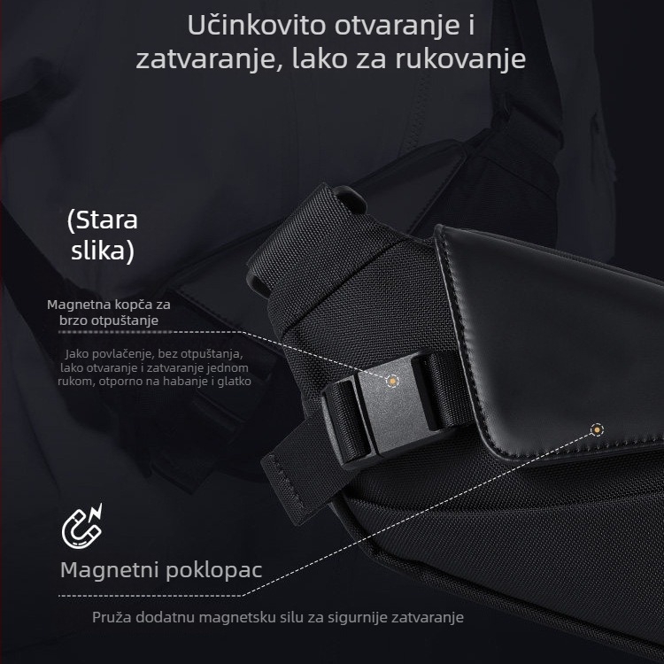 2026 nova funkcionalna muška crossbody torba za vanjska putovanja – mini lagana, za vožnju biciklom i svakodnevnu upotrebu