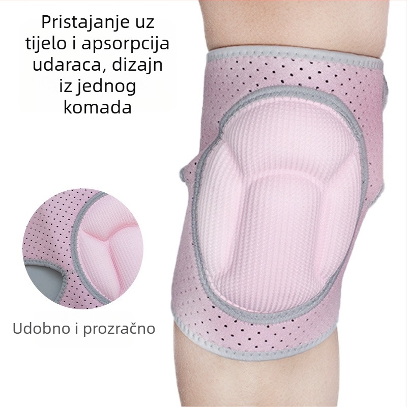 Koljenasti štitnik s debelim pjenastim jastučićem i oklopom u stilu kornjače, zaštita od udara, za rolanje, vožnju biciklom i ples.
