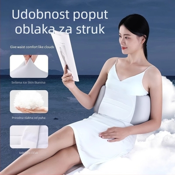 Zhuochen sanjavni pojas s jastukom za donji dio leđa, lumbalna podrška za bolove uz herniu diska, podrška pri ležanju