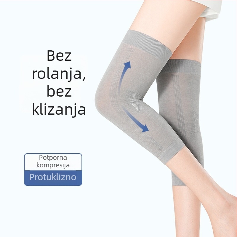 Izuzetno tanak koljeni zaštitni sloj od bambusovih vlakana za ljeto, unisex zaštita koljena, nevidljiva zaštita nogu