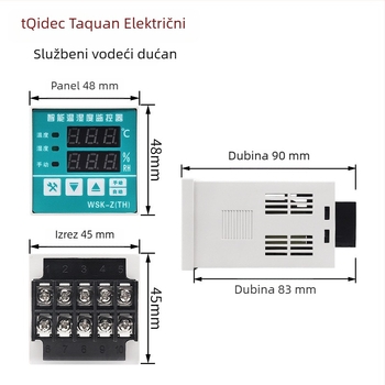 Tqidec Taiquan Električni regulator temperature i vlage WSK-Z(TH) TDK0302 Integrirano upravljanje grijjanjem i odvlaživanjem
