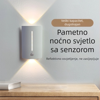 Pametna, punjiva noćna svjetiljka sa senzorom pokreta, zidna svjetiljka za spavaću sobu i hodnik