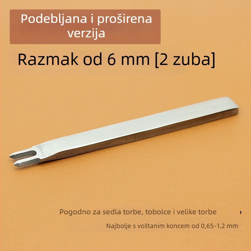 ZY Dijamantni rezač od bijelog čelika za kožu – ručno izrađeni alat za bušenje novčanika, 4 mm
