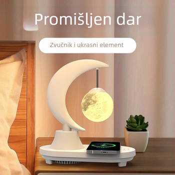 RGB noćna lampica s Bluetooth zvučnikom za spavaću sobu – ambijentalno svjetlo za san s ugrađenom baterijom