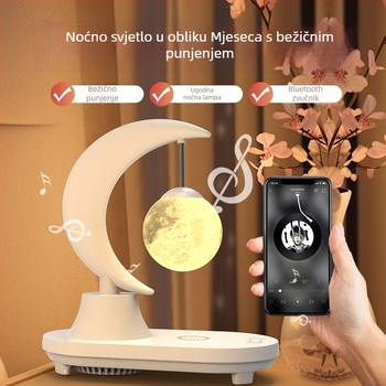 RGB noćna lampica s Bluetooth zvučnikom za spavaću sobu – ambijentalno svjetlo za san s ugrađenom baterijom