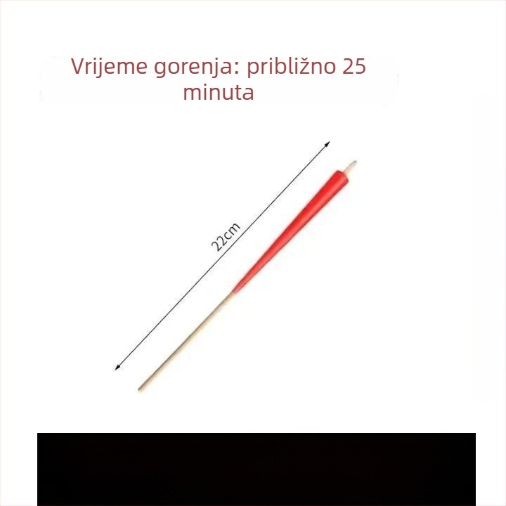 Sveče bez natpisa s blagim dimom i bez kapanja voska, crvene svadbene svijeće na bambusnim štapićima za kućne obrede Budhe