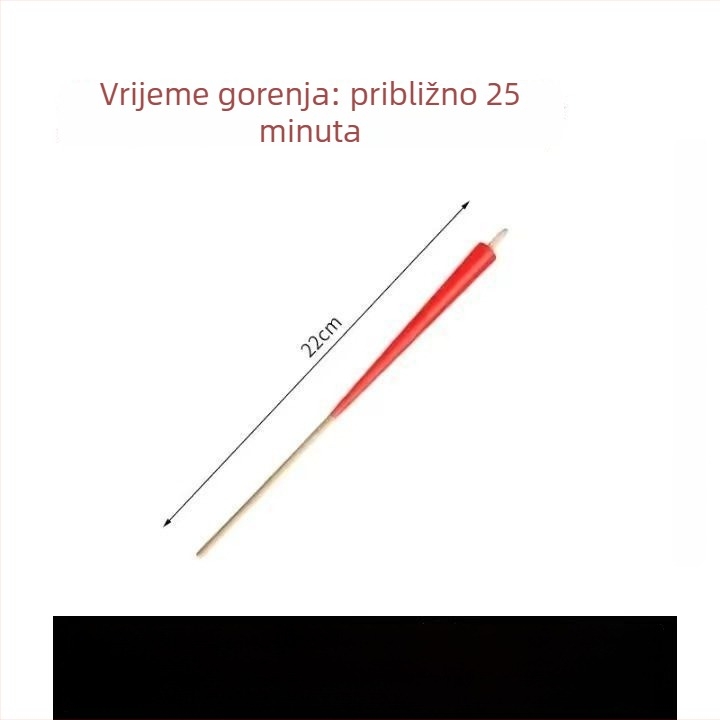 Sveče bez natpisa s blagim dimom i bez kapanja voska, crvene svadbene svijeće na bambusnim štapićima za kućne obrede Budhe