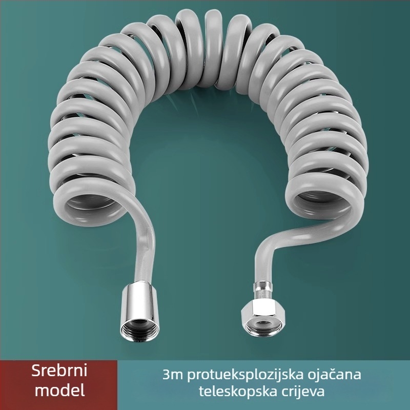 Set tuš za WC od nehrđajućeg čelika — visokotlačni vodeni pištolj za kupaonicu