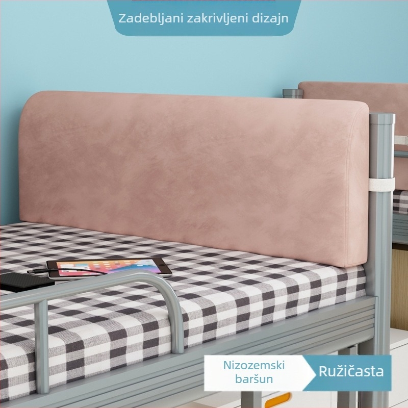 Jastuk za naslone uz krevet u studentskom domu, za gornji i donji kat na jednostrukom krevetu, udobna podrška