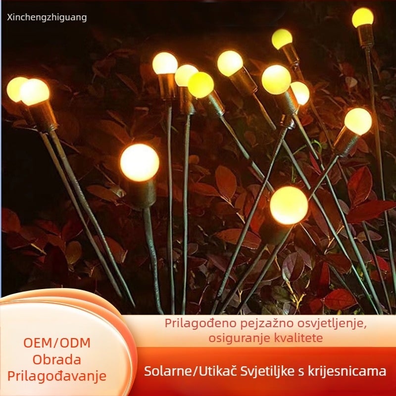 LED vrtna svjetleća lampica, vanjsko osvjetljenje, IP65