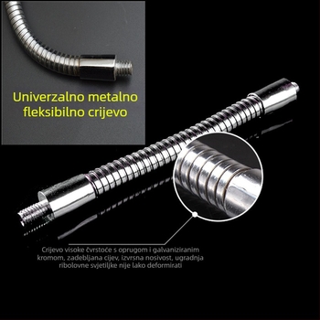 Noćna ribolovna lampa sa zemnim kolomkom, kutija za ribolov i nosač za stolicu, crijevo, držač lampe 6 mm i M6 vijak