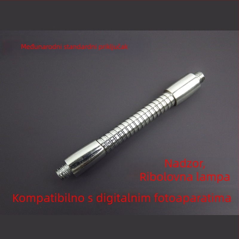 Noćna ribolovna lampa sa zemnim kolomkom, kutija za ribolov i nosač za stolicu, crijevo, držač lampe 6 mm i M6 vijak