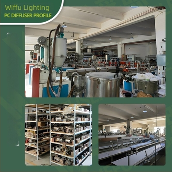 LED sjenilo za ugrađeni U-oblik linearnog svjetla, dvobojni integrirani ekstrudirani plastični difuzor, mliječno bijela