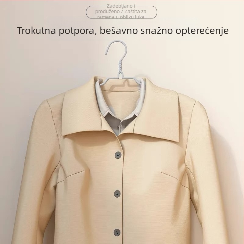 Vješalica za odjeću za odrasle, čvrsti kuk, skladištenje u domu, bez oštećenja, moderni minimalistički vješalica za donje rublje i čarape