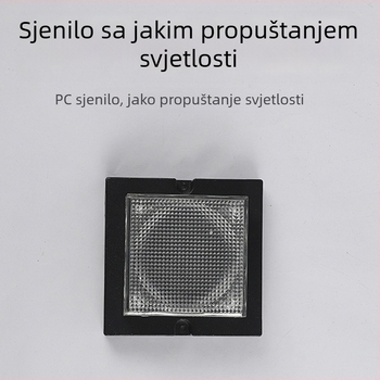 LED točkovni izvor svjetla 90x90, kućište od lijevanog aluminija s PC poklopcem, vanjsko rasvjetno osvjetljenje za mostove i fasade zgrada