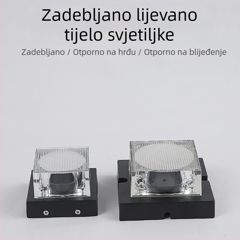 LED točkovni izvor svjetla 90x90, kućište od lijevanog aluminija s PC poklopcem, vanjsko rasvjetno osvjetljenje za mostove i fasade zgrada