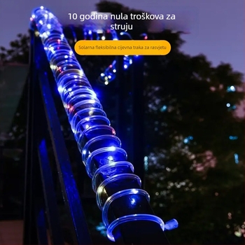 Solarne LED mini šarene treperave svjetiljke za vanjsku dekoraciju vrta, vodootporne