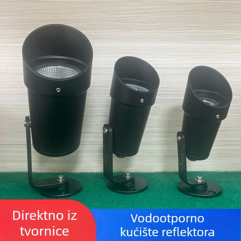 Vanjsko vodootporno LED svjetlo za drvo uz kućno kućište za vrt, dvorište i krajolik – napajanje iz mreže, 6W