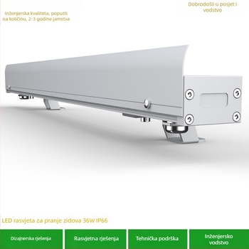 Vanjska vodootporna Cree LED rasvjeta za pranje zida, 36W, 2700K/3000K/2200K, linearno kućište